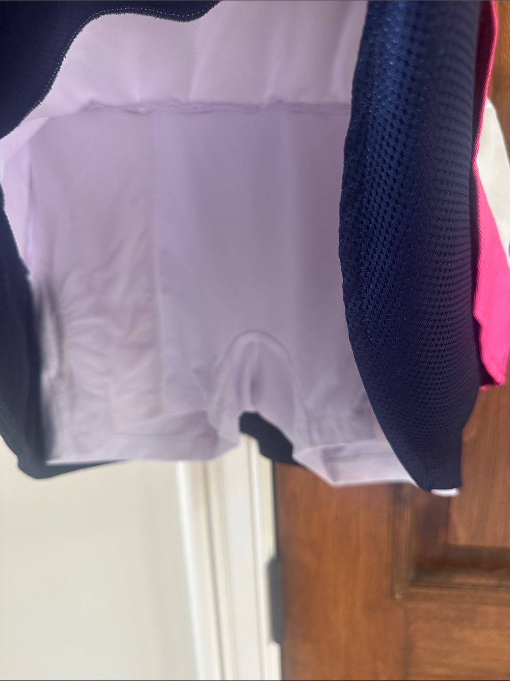 Tail tennis skirt White Pink and Navy Colorblock Sz Small EUC - Picture 5 of 5